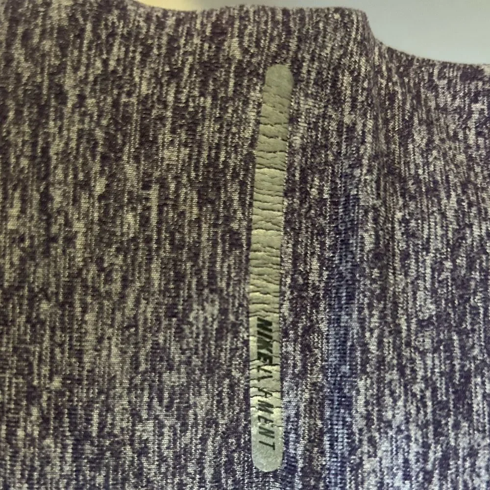 Nike Running Element Dri Fit 1/2 Zip Pullover Purple Heather Size Medium